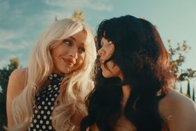 Sabrina Carpenter and Jenna Ortega in Taste music video