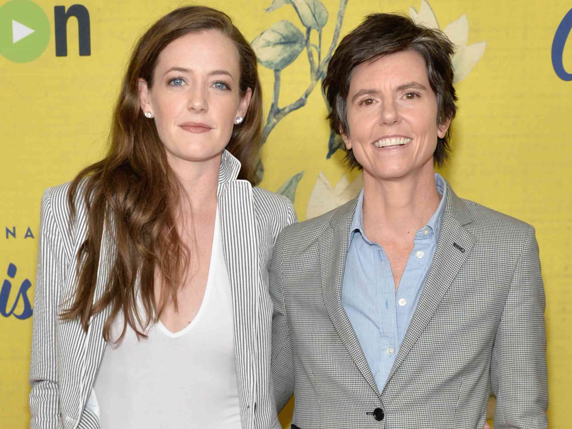 Stephanie Allynne and Tig Notaro attend the premiere of Amazon Instant Video's 'One Mississippi' on August 30, 2016 in West Hollywood, California. 