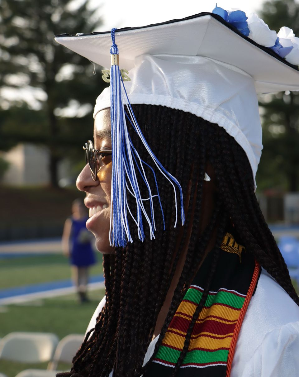 Newtown, CT Sandy Hook Survivor Cyrena Arokium, who graduated in 2023 from Newtown High Schoo