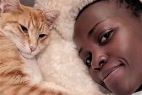 Lupita Nyong'o, cat