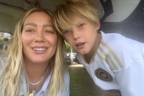 Hilary Duff celebrating her son Luca's 12th bday