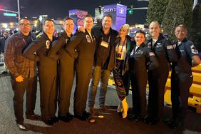 Blake Shelton and Gwen Stefani with the Thunderbirds