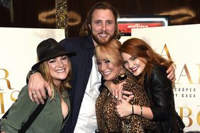 Tanya Tucker with her children Presley Tanita Tucker, Beau Grayson and Layla LaCosta Laseter attend "A Star Is Born" screening.