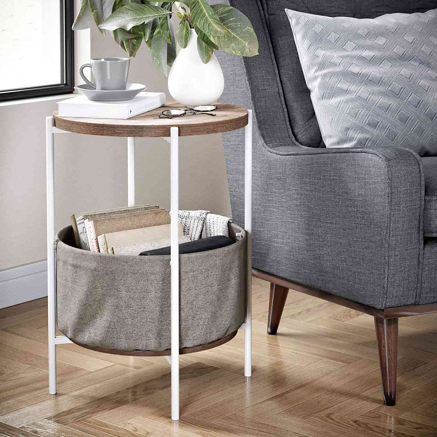 End Tables with Drawer Cabine