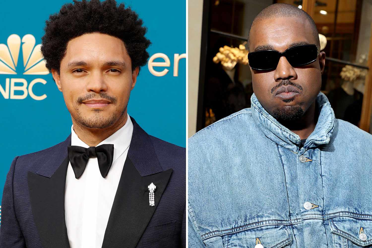 Trevor Noah sharing that he doesn't have any "beef" with Kanye West