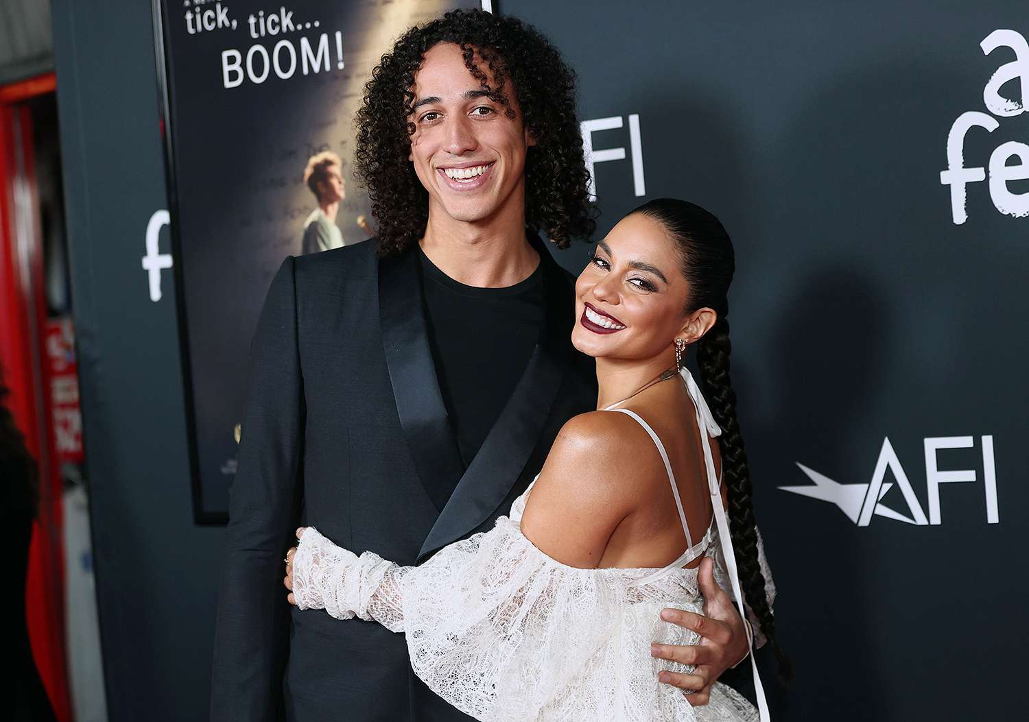 Cole Tucker and Vanessa Hudgens attend the 2021 AFI Fest