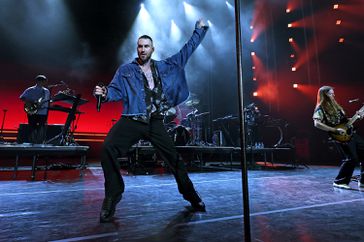 Adam Levine of Maroon 5 performs onstage during Maroon 5 Live in Concert at Northwell Health at Jones Beach Theater 