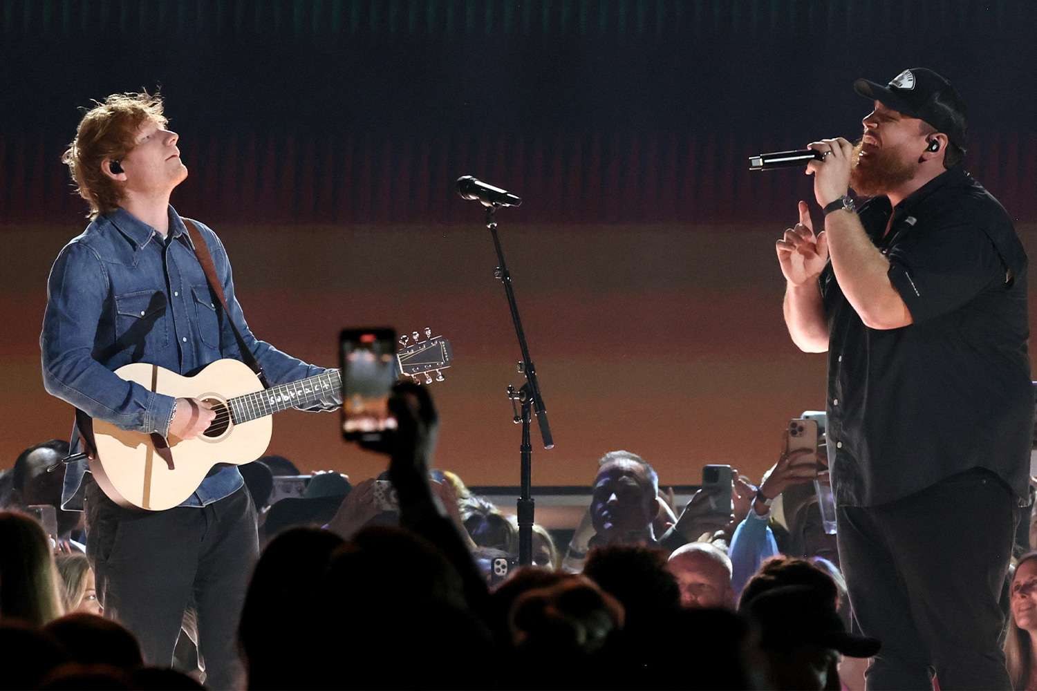 Ed Sheeran and Luke Combs