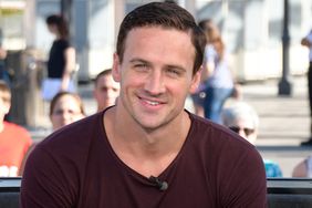 Ryan Lochte And Cheryl Burke Visit "Extra"