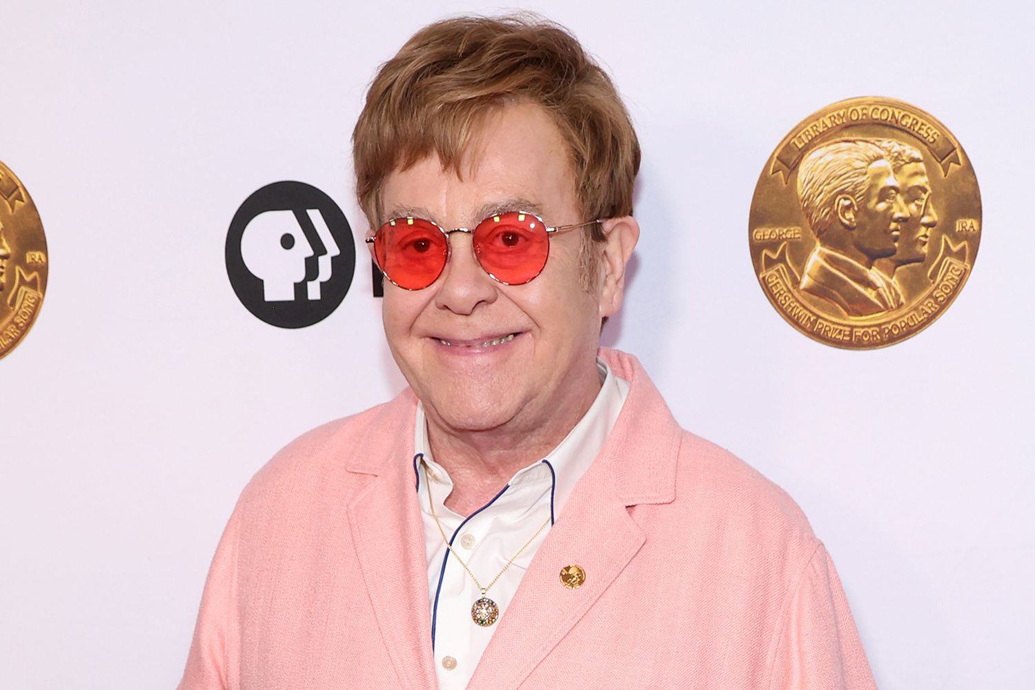 Elton John attends the Library Of Congress 2024 Gershwin Prize For Popular Song at DAR Constitution Hall 