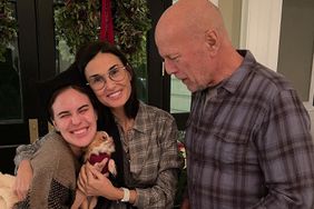 Tallulah Willis, Bruce Willis and Demi Moore