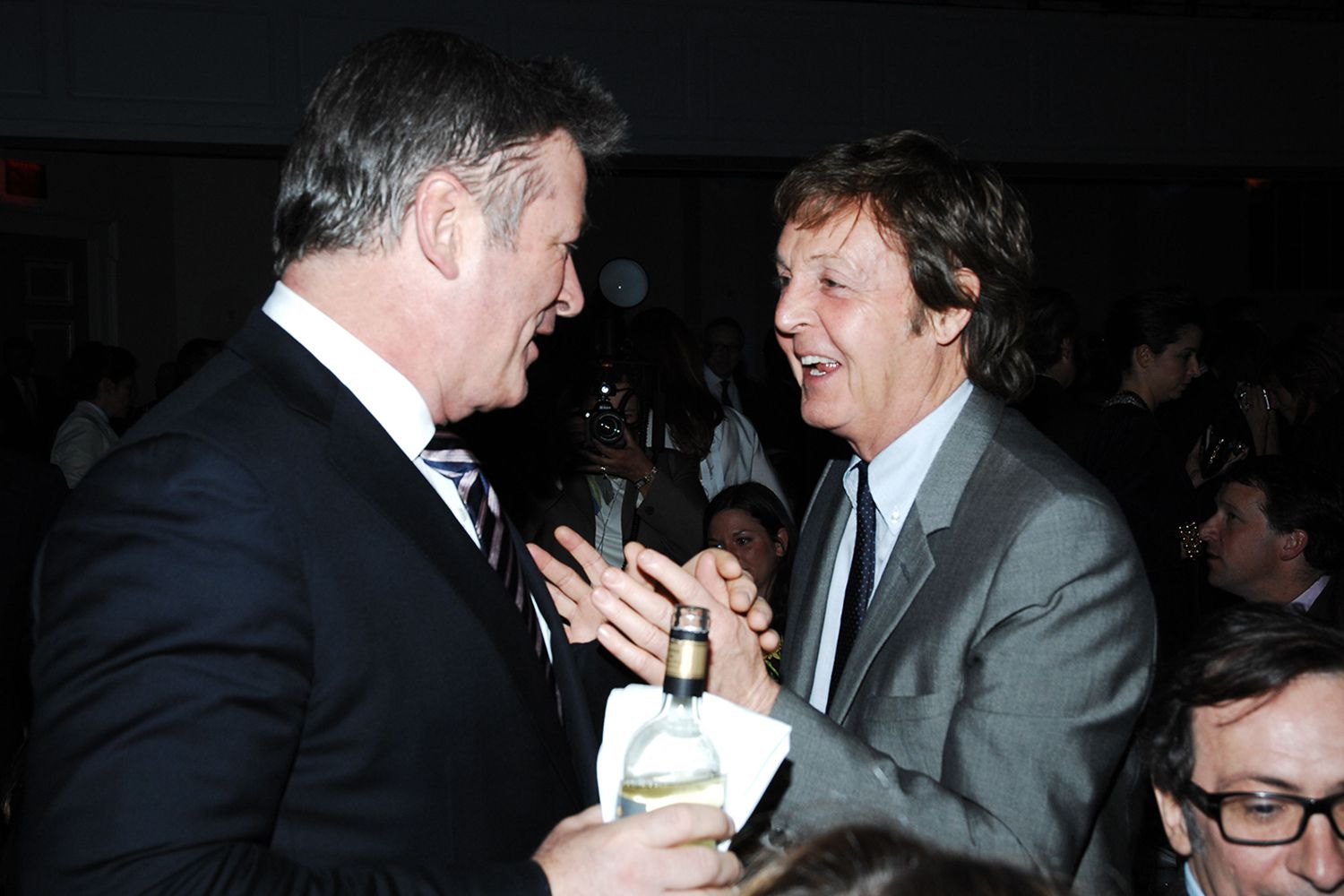 Alec Baldwin and Paul McCartney attend NRDC Forces For Nature Benefit at 583 Park Ave 