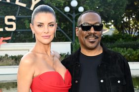 Paige Butcher and Eddie Murphy at the "Beverly Hills Cop: Axel F" World Premiere held at The Wallis Annenberg Center for the Performing on June 20, 2024 in Beverly Hills, California