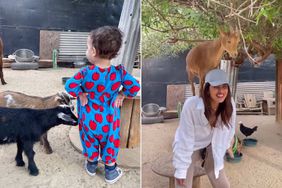 Priyanka Chopra Poses with Baby Goat on Her Back During Farm Trip with Daughter Malti, 1