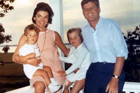 John F. Kennedy Jr., Jackie Kennedy, Caroline Kennedy, and John F. Kennedy