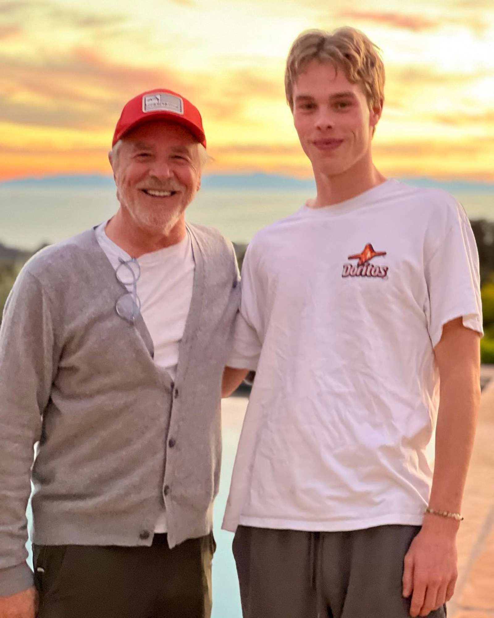 Don Johnson and son Jasper Johnson