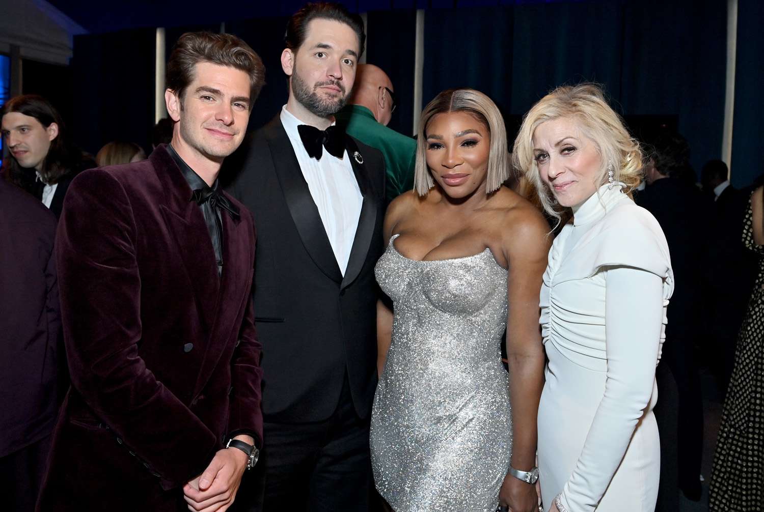 Andrew Garfield, Alexis Ohanian, Serena Williams and Judith Light