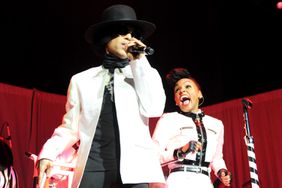 Prince performs with Janelle Monae at Mohegan Sun Arena on December 29, 2013 in Uncasville, Connecticut