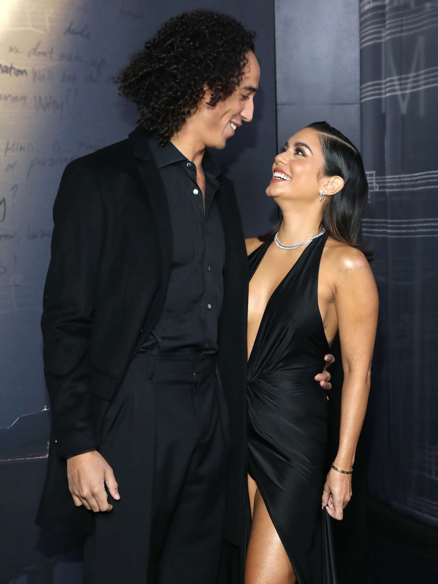 Cole Tucker and Vanessa Hudgens at Netflix's "tick, tick...BOOM!" New York premiere in 2021.