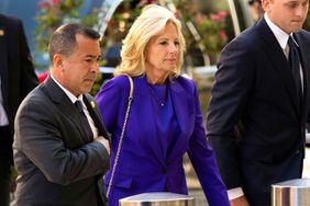 First Lady Jill Biden arrives at the J. Caleb Boggs Federal Building for the trial of her son Hunter Biden