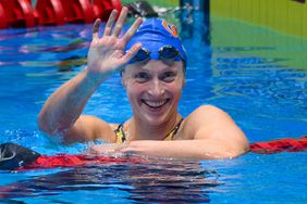 Katie Ledecky wins the women's 400m Freestyle during the U.S. Olympic Swimming Team Trials on June 15, 2024