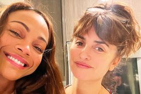 Zoe Saldana (left) and Penelope Cruz