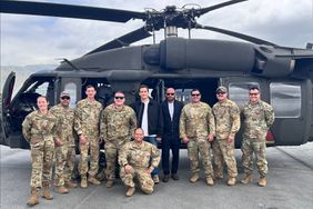 Jake Gyllenhaal, Who Plays a Soldier in The Covenant, Meets with 'Real-Life Heroes' for USO Event