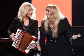 Honorees Christine McVie and Stevie Nicks perform onstage during MusiCares Person of the Year honoring Fleetwood Mac at Radio City Music Hall on January 26, 2018 in New York City.