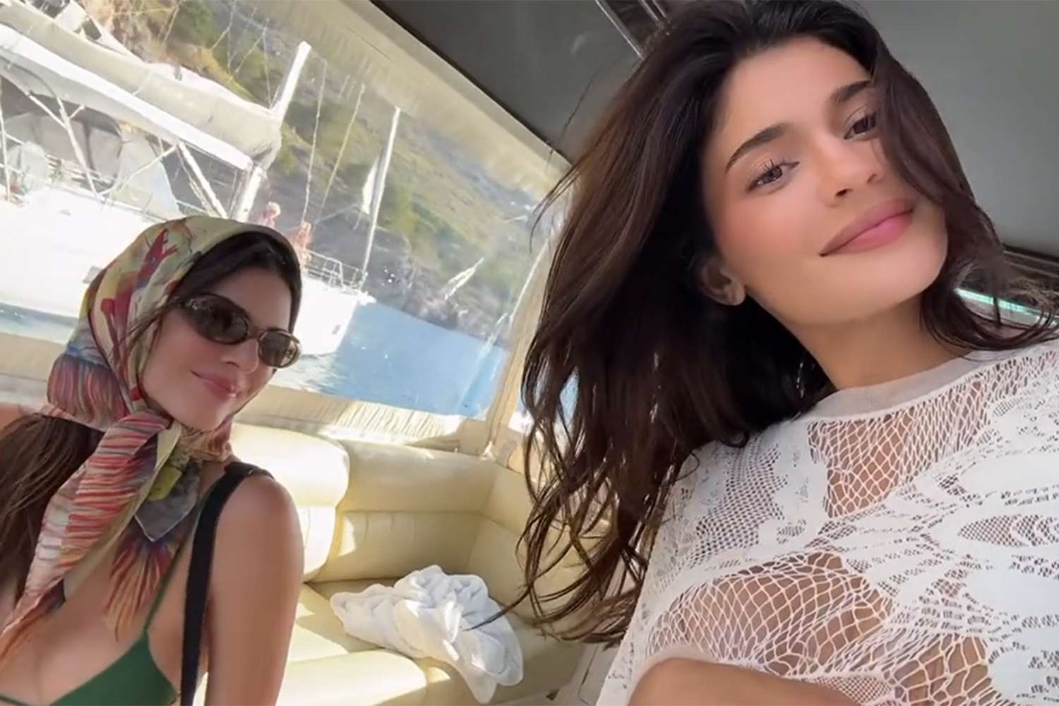 Kendall and Kylie Jenner Go Paddleboarding in Mallorca on Their Sister Trip