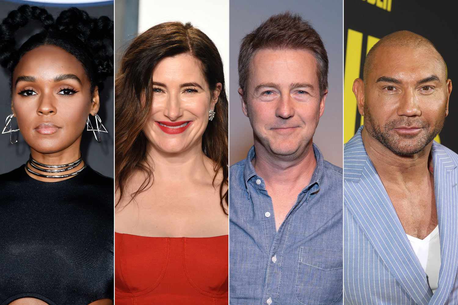 Janelle Monáe, Edward Norton, Kathryn Hahn and Dave Bautista