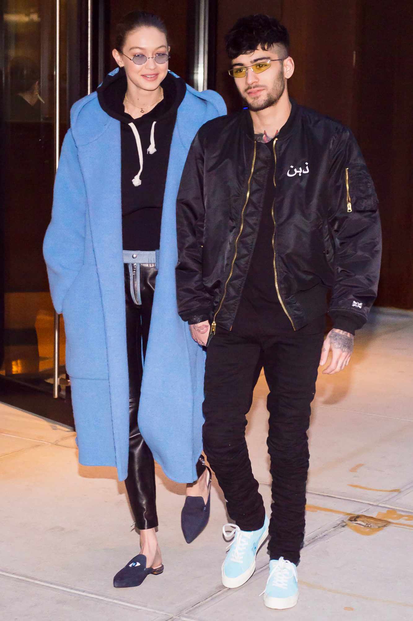 EXCLUSIVE: Gigi Hadid and Zayn Malik seen walking hand in hand in New York City