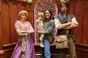 Mandy Moore Disney with son Gus.