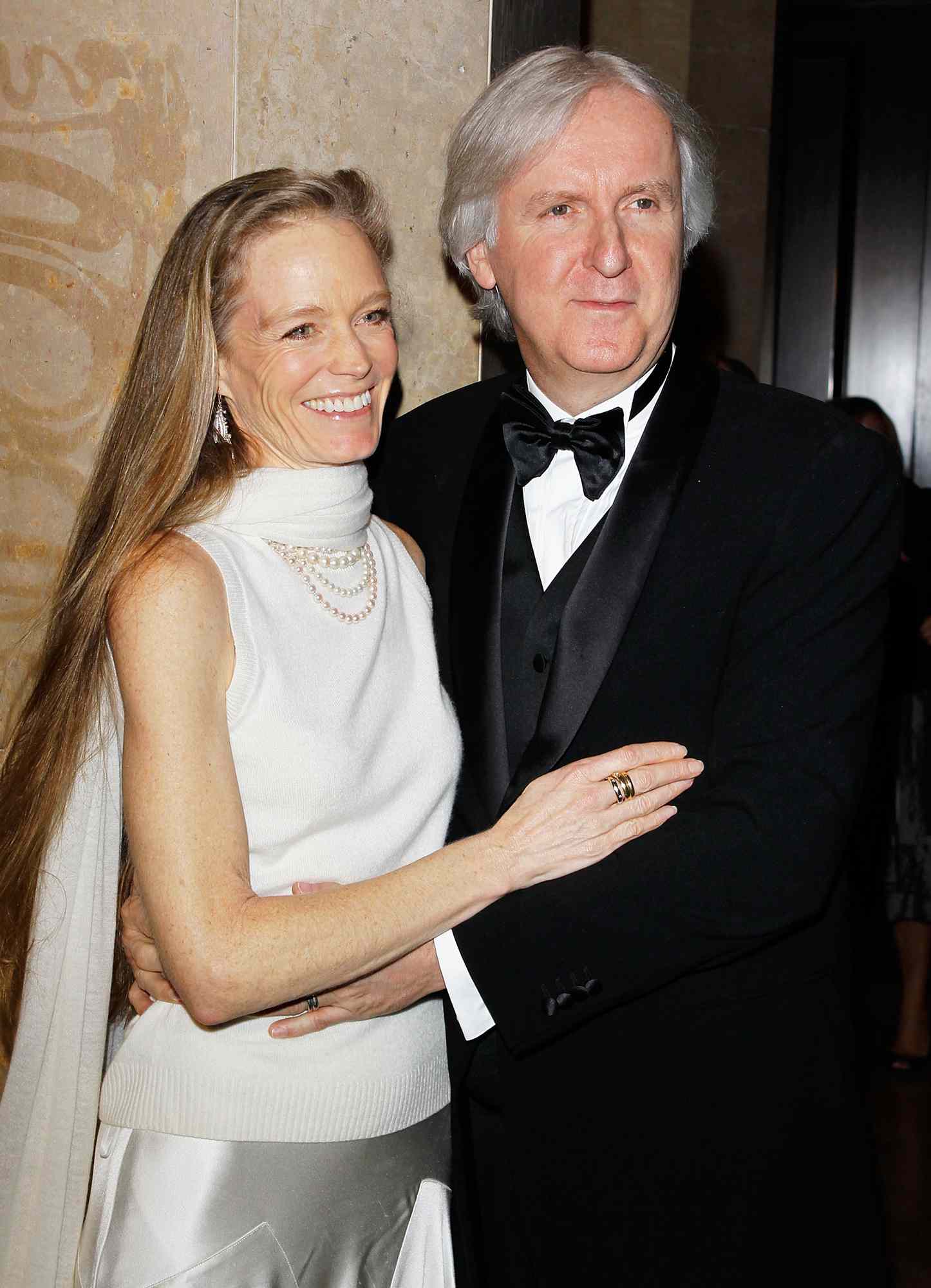 James Cameron (R) and wife, Suzy Amis arrive to 60th Annual ACE Eddie Awards held at The Beverly Hilton Hotel on February 14, 2010 in Beverly Hills, California