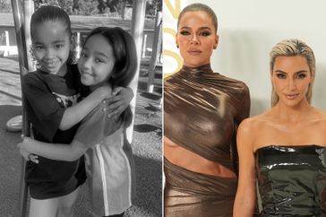 Kim and Khloe Kardashian Daughters