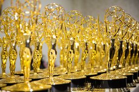 Display of Daytime Emmy Trophies at The National Academy of Television Arts & Sciences held at the Westin Bonaventure Hotel on April 29, 2016 in Los Angeles, California.