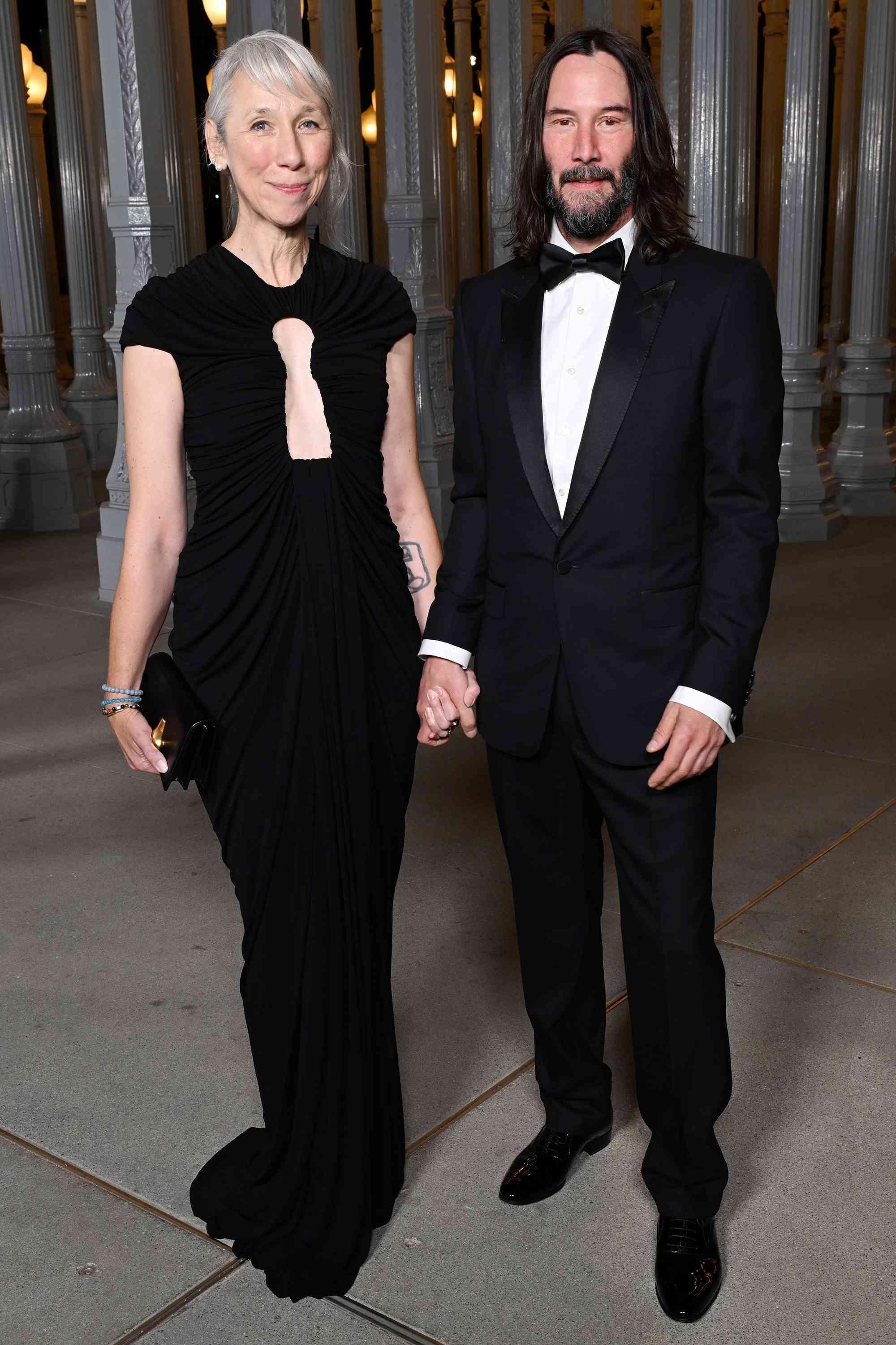 Alexandra Grant and Keanu Reeves