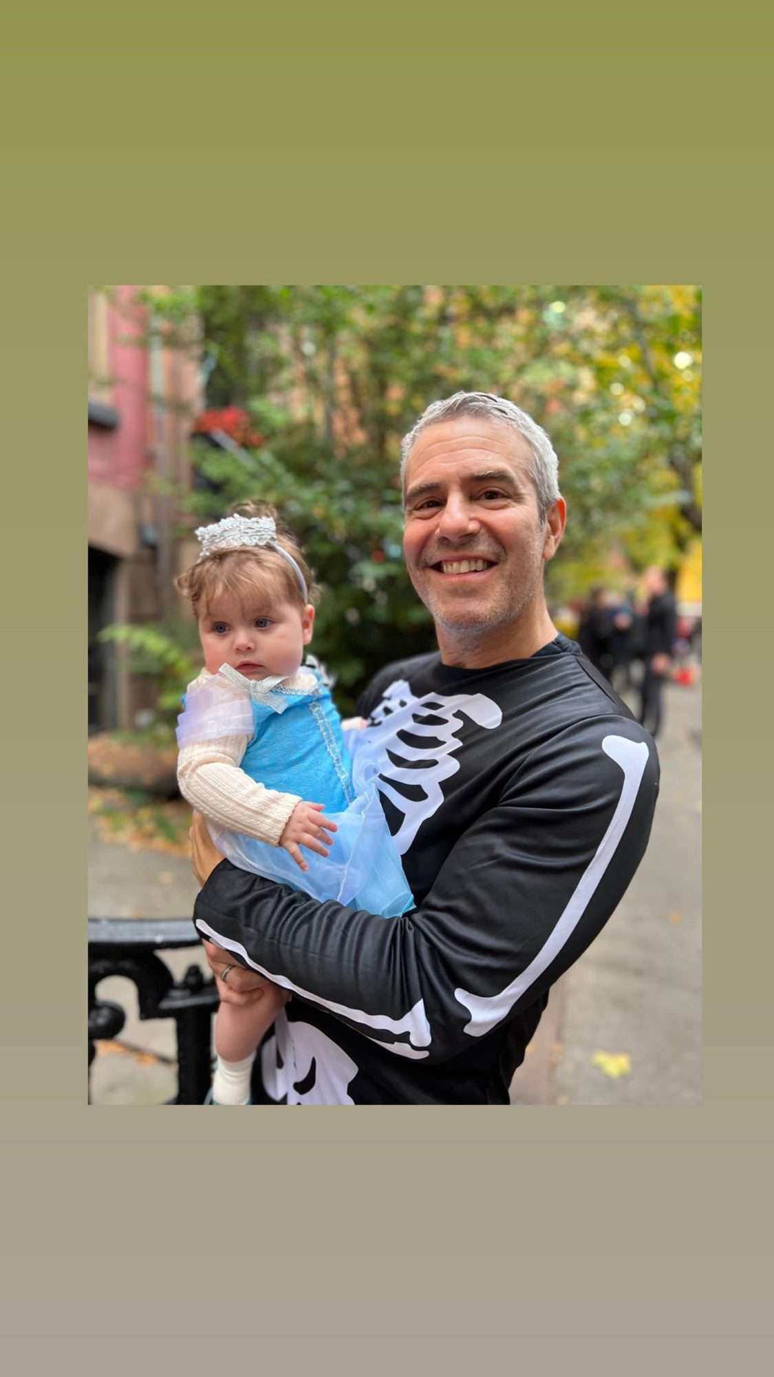 Andy Cohen and Son Ben Dress Like Skeletons as Lucy Makes Her Halloween Debut as Cinderella