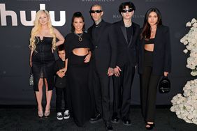 Alabama Barker, Reign Disick, Kourtney Kardashian, Travis Barker, Landon Barker and Atiana De La Hoya