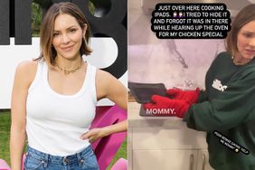 Katharine McPhee Accidentally Bakes Son Rennie's iPad in Preheating Oven After Hiding It There