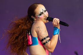 Chappell Roan performs on the T-Mobile stage during day one of Lollapalooza at Grant Park in Chicago on Aug. 1, 2024.