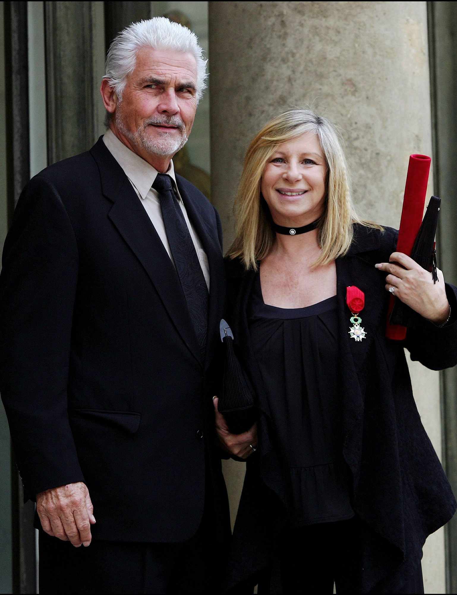 Barbra Streisand and her husband James Brolin