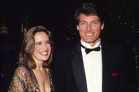 Christopher Reeve and Wife Dana during Christopher Reeve File Photos in Los Angeles, California, United States.