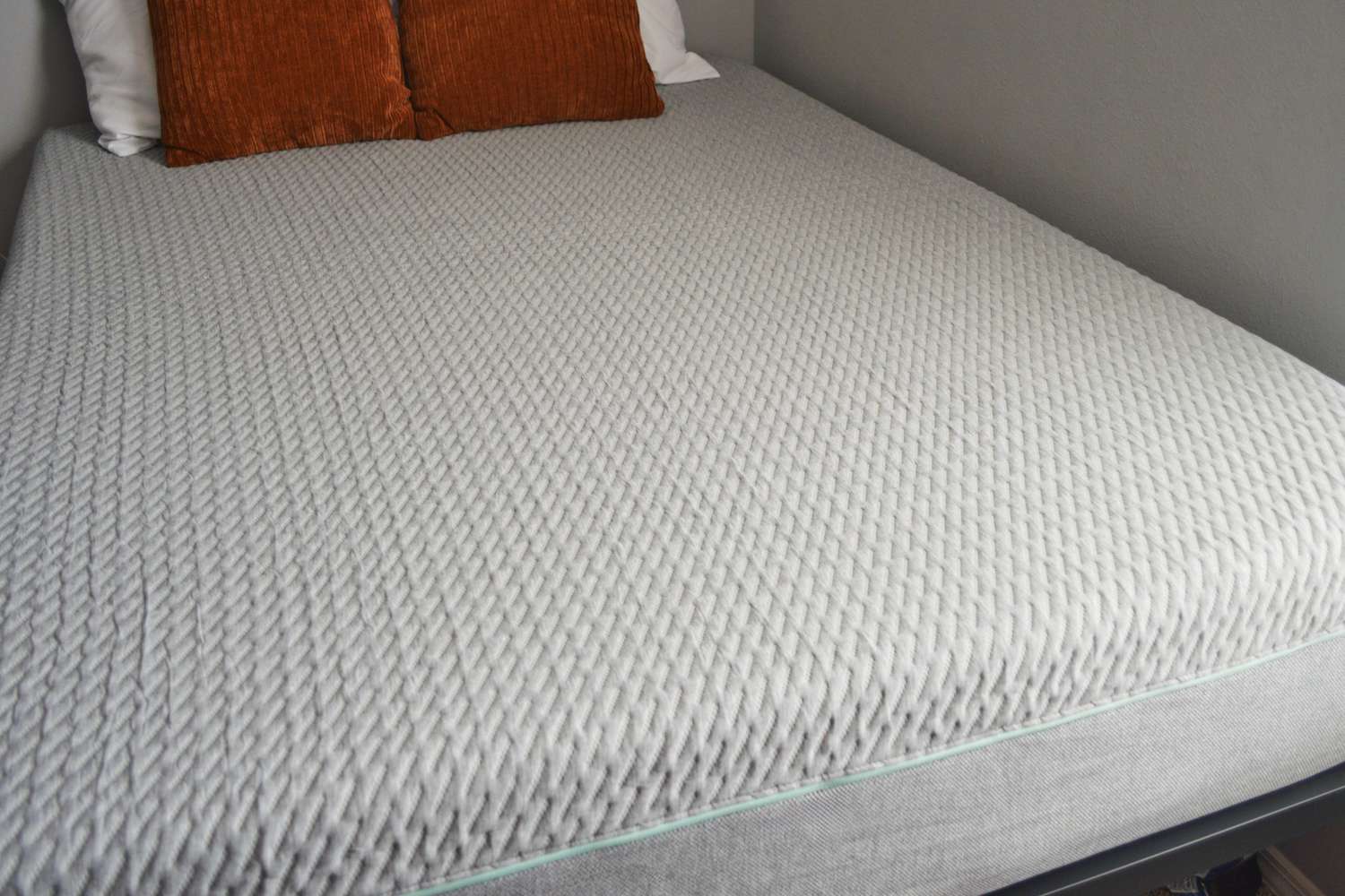 The Tuft & Needle Mint Mattress with pillows