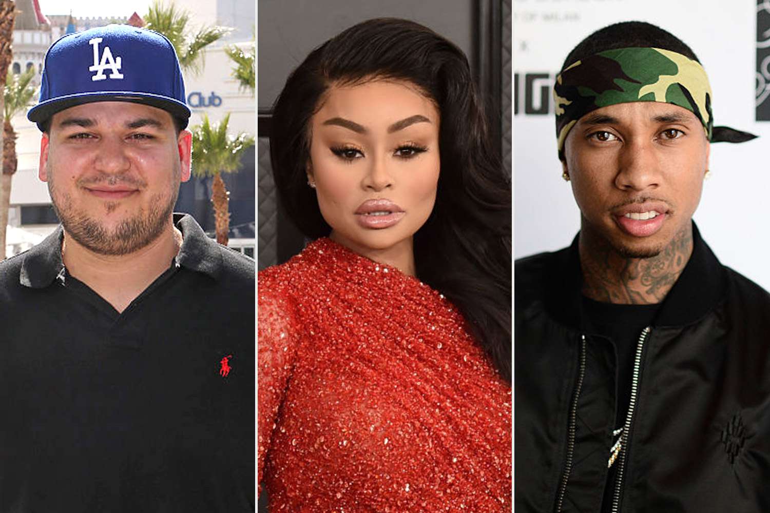 Rob Kardashian, Blac Chyna, and Tyga