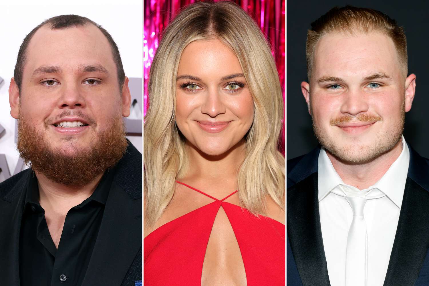 Luke Combs, Kelsea Ballerini, and Zach Bryan