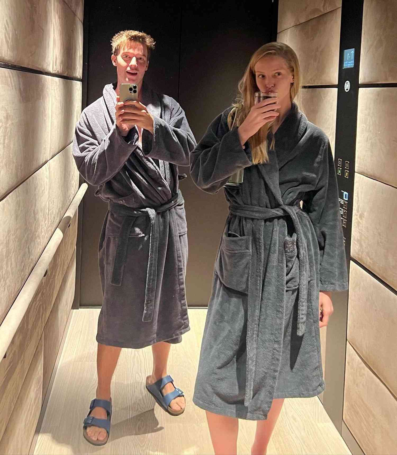 Patrick Schwarzenegger and Abby Champion on vacation