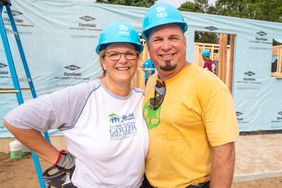Garth Brooks and Trisha Yearwood during the 2018 Jimmy and Rosalynn Carter Work project in Mishawaka, Indiana