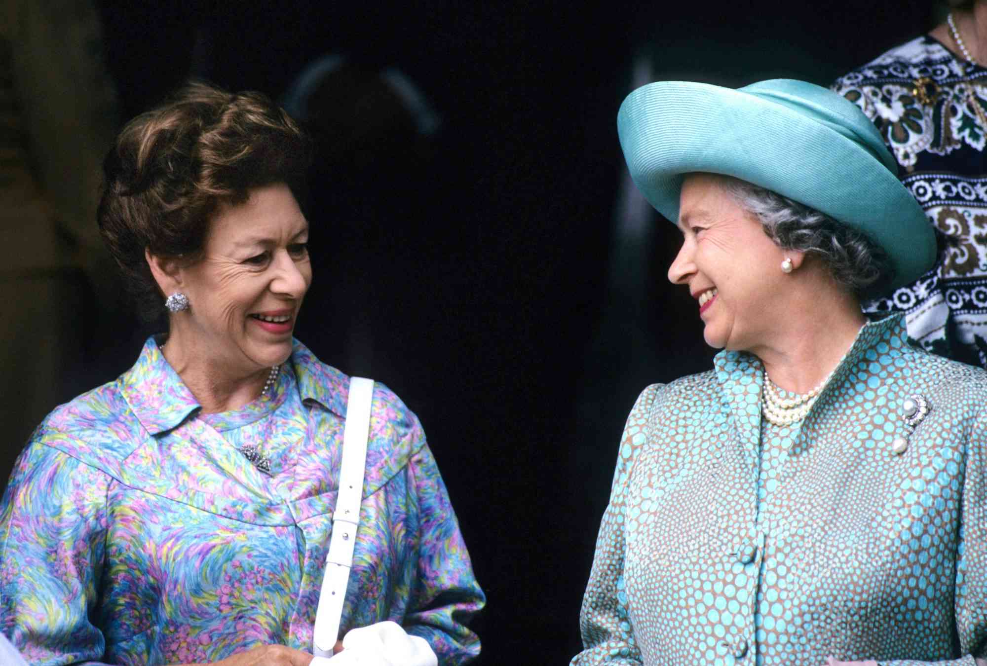 princess margaret and queen elizabeth