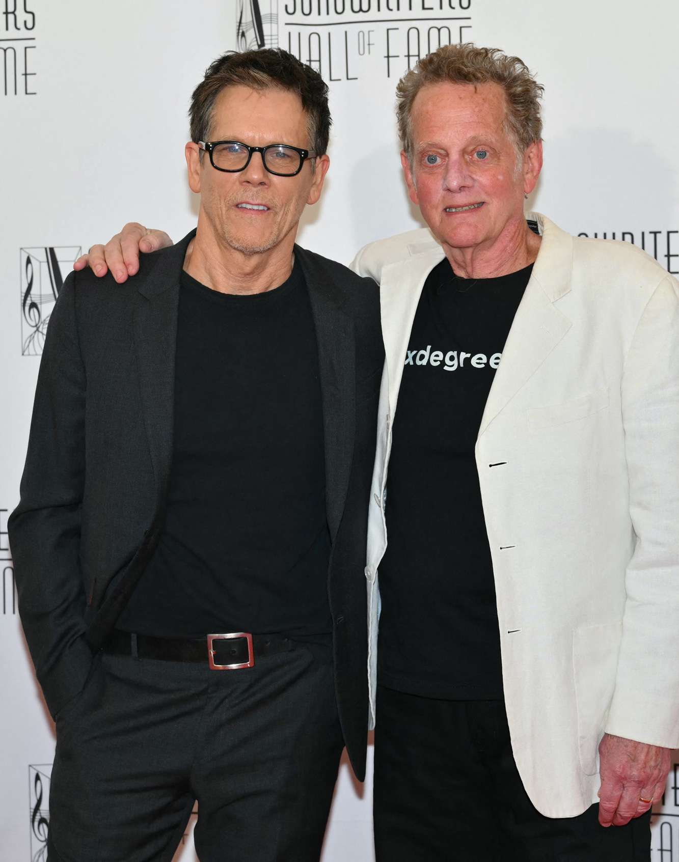 Kevin Bacon and his brother singer songwriter Michael Bacon attend the Songwriters Hall of Fame 2024