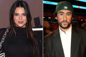 Kendall Jenner attend OBB MediaÂs Grand Opening of OBB Studio; Bad Bunny attends the 65th GRAMMY Awards